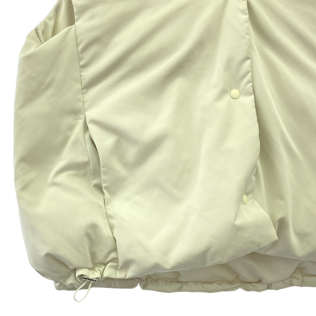 [品相良好] HOUSE OF LOTUS | 披肩式羽絨背心 | M | 白色 | 女款