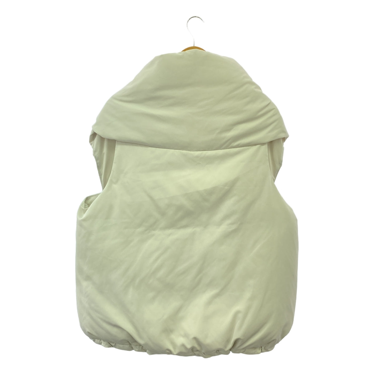 [品相良好] HOUSE OF LOTUS | 披肩式羽絨背心 | M | 白色 | 女款