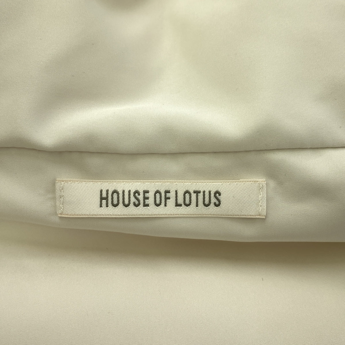 【美品】  HOUSE OF LOTUS / ハウスオブロータス | ケープ風ダウン ベスト | M | ホワイト | レディース