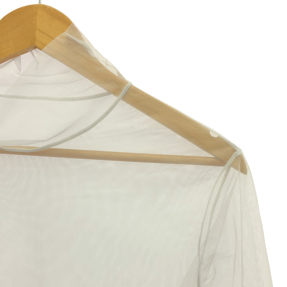 AP STUDIO / 에피 스튜디오 | 2023SS | 시어 터틀넥 블라우스 | 화이트 | 여성