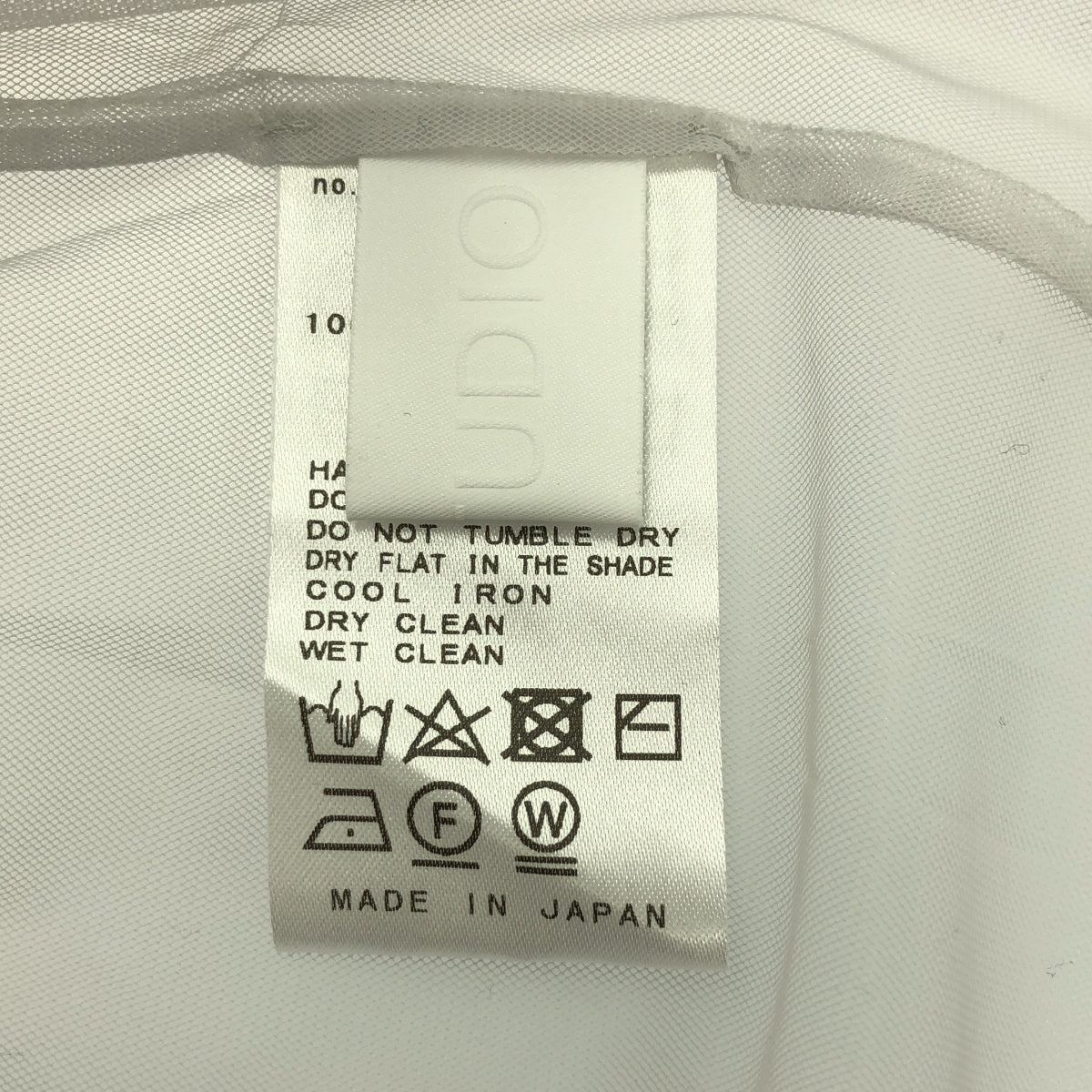 AP STUDIO / エーピーストゥディオ | 2023SS | シアー タートルネック ブラウス | ホワイト | レディース