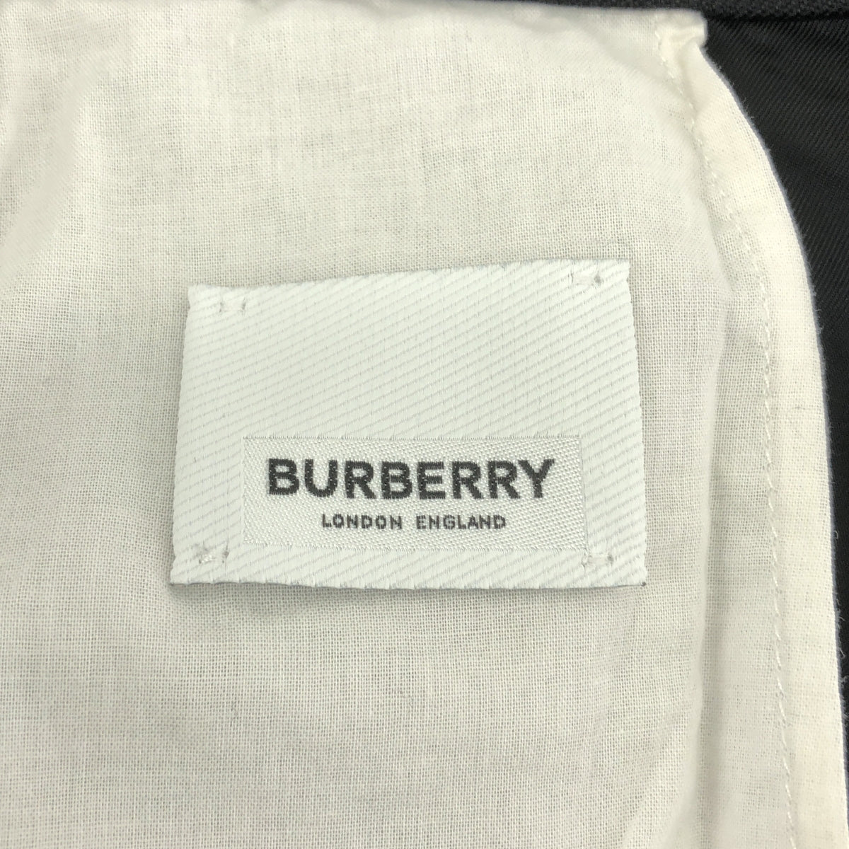 Burberry / バーバリー | Mesh Striped Jersey Tailored Trousers メッシュ ライン ストレートパンツ | 36 | ブラック/ホワイト | レディース