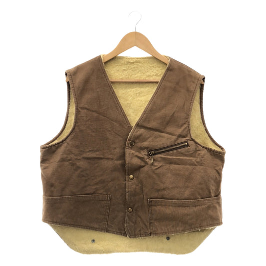 VINTAGE / Vintage clothing | 70s~ CARTER'S duck fleece-lined lunch vest | Brown | Men's