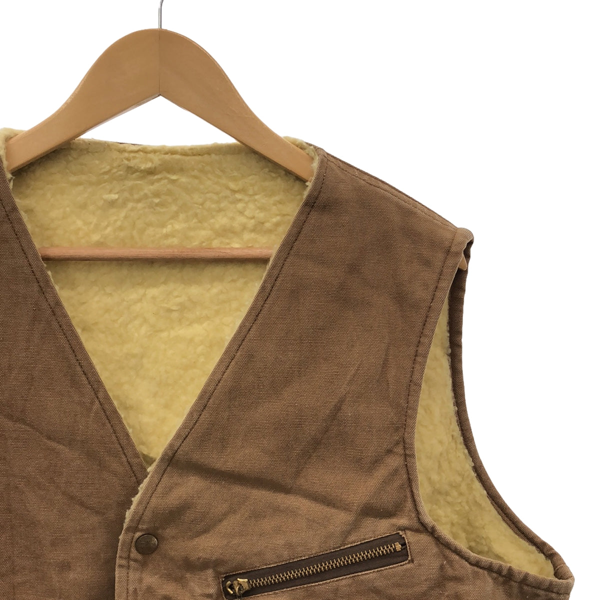 VINTAGE / Vintage clothing | 70s~ CARTER'S duck fleece-lined lunch vest | Brown | Men's