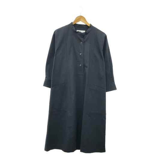 MHL. / MHL Margaret Howell | COTTON WOOL TWILL PULLOVER DRESS | 2 | Navy | Women's