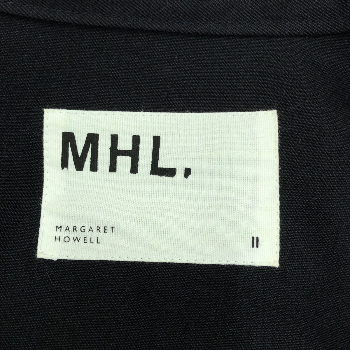 MHL. / 엠에이치엘 마가렛 하웰 | COTTON WOOL TWILL 풀오버 원피스 | 2 | 네이비 | 여성