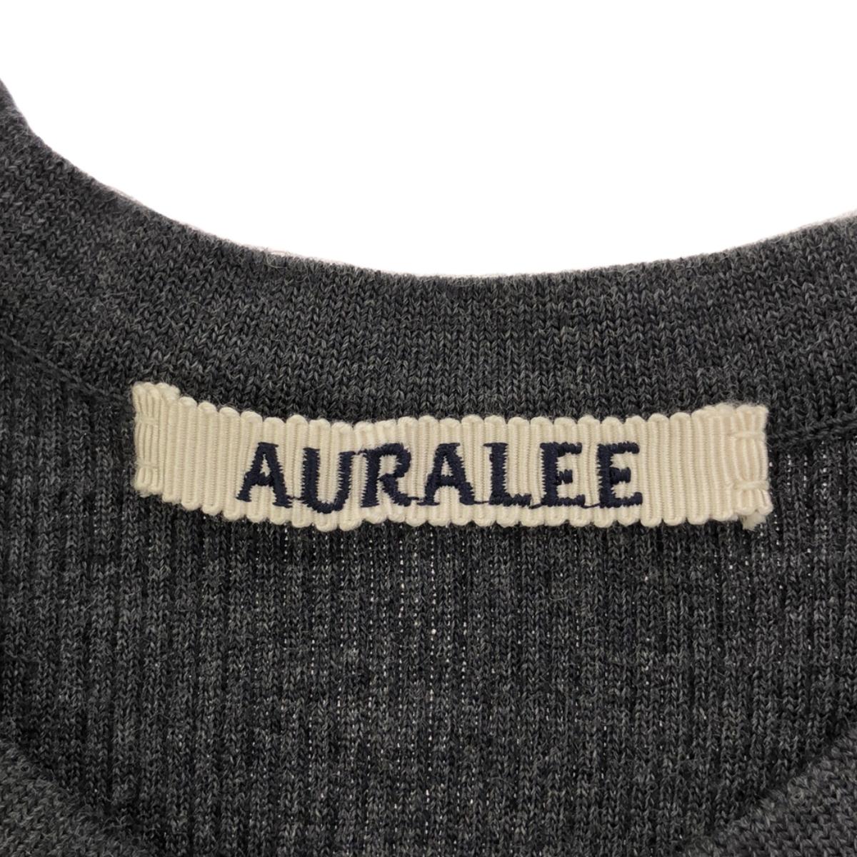 AURALEE | 2023AW | SUPER FINE WOOL HIGH GAUGE RIB KNIT SHORT CARDIGAN | 1 | Women's