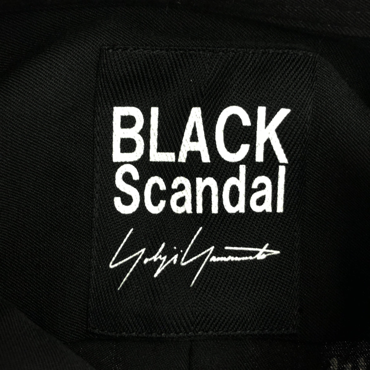 BLACK Scandal YOHJI YAMAMOTO / ブラックスキャンダルヨウジヤマモト | ウール ギャバジン 抜染辞書シャツ | 2 | メンズ