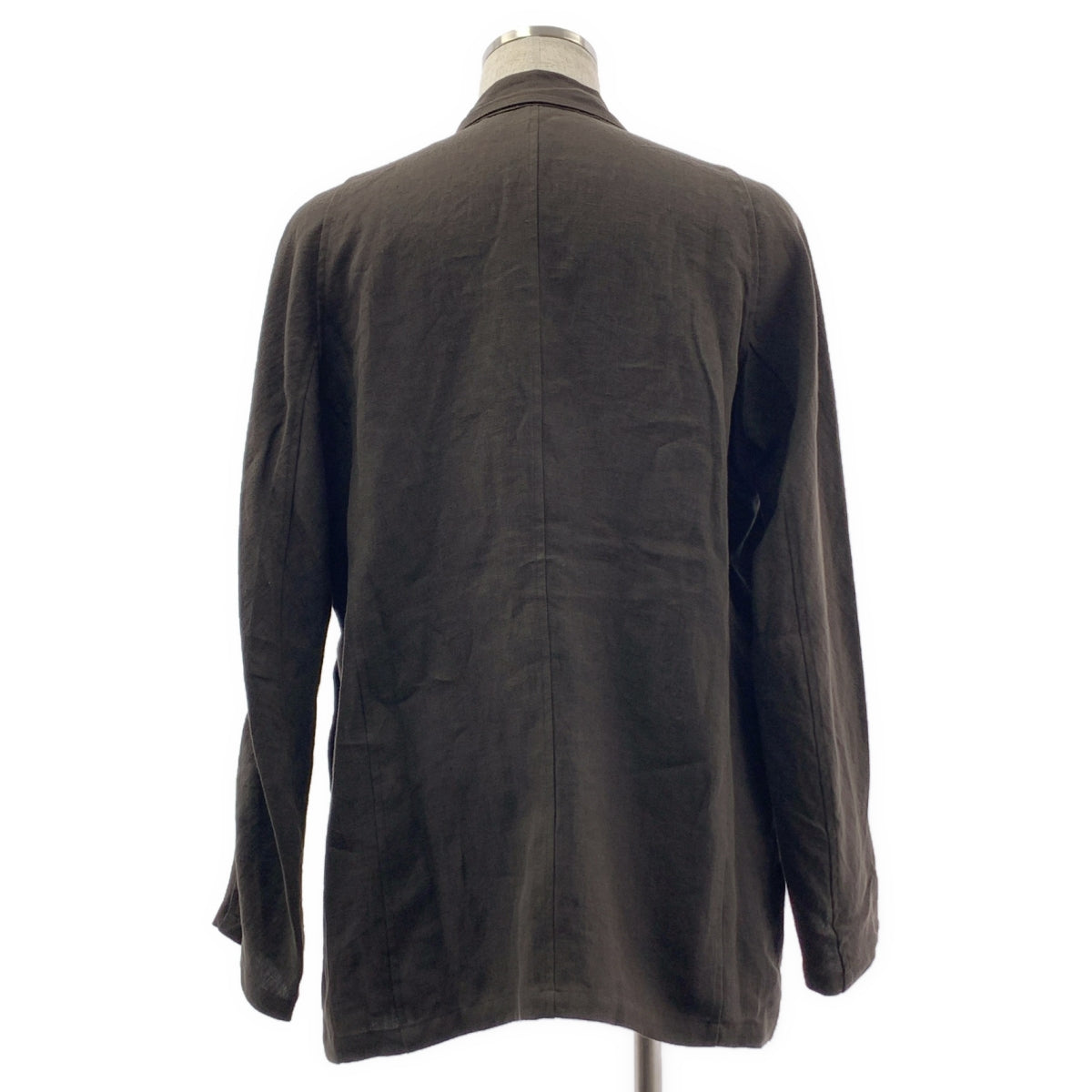 【미품】 JURGEN LEHL / 요건 레일 | 린넨 싱글 브레스트 재킷 / 드로 스트링 와이드 이지 팬츠 | F | 브라운 | 남성