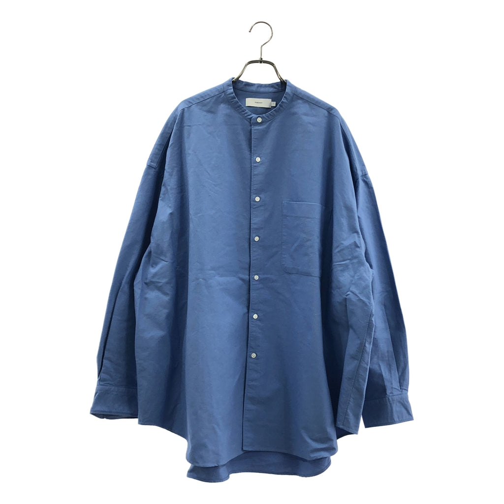 Graphpaper / 그래프 종이 | 2023SS | OXFORD OVERSIZED BAND COLLAR SHIRT 옥스포드 오버 사이즈 드밴드 컬러 셔츠 |