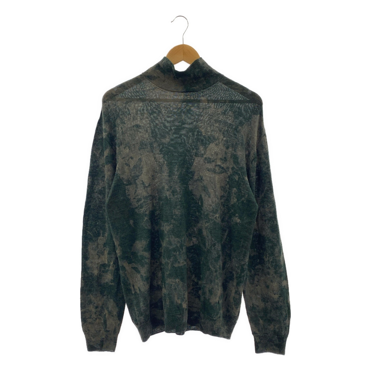 IRENISA / イレニサ | ウール ハイネック ニット | F | グリーン | レディース