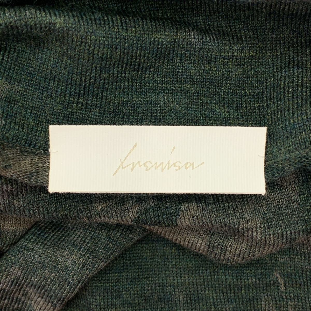 IRENISA / イレニサ | ウール ハイネック ニット | F | グリーン | レディース