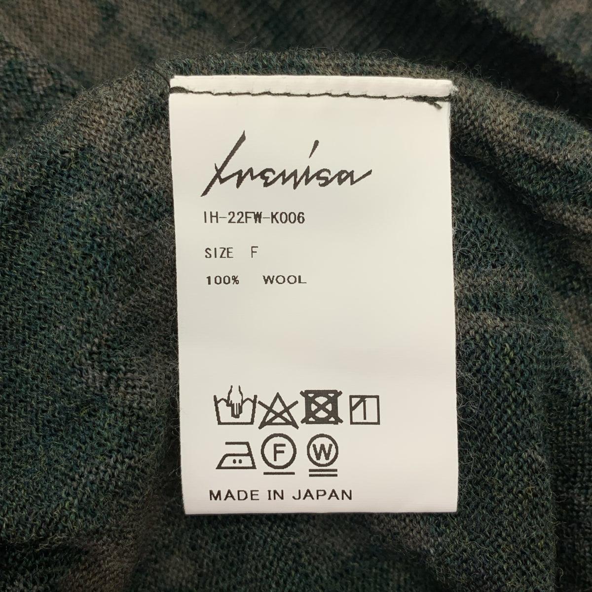 IRENISA | 羊毛高領針織衫 | F | 綠色 | 女款