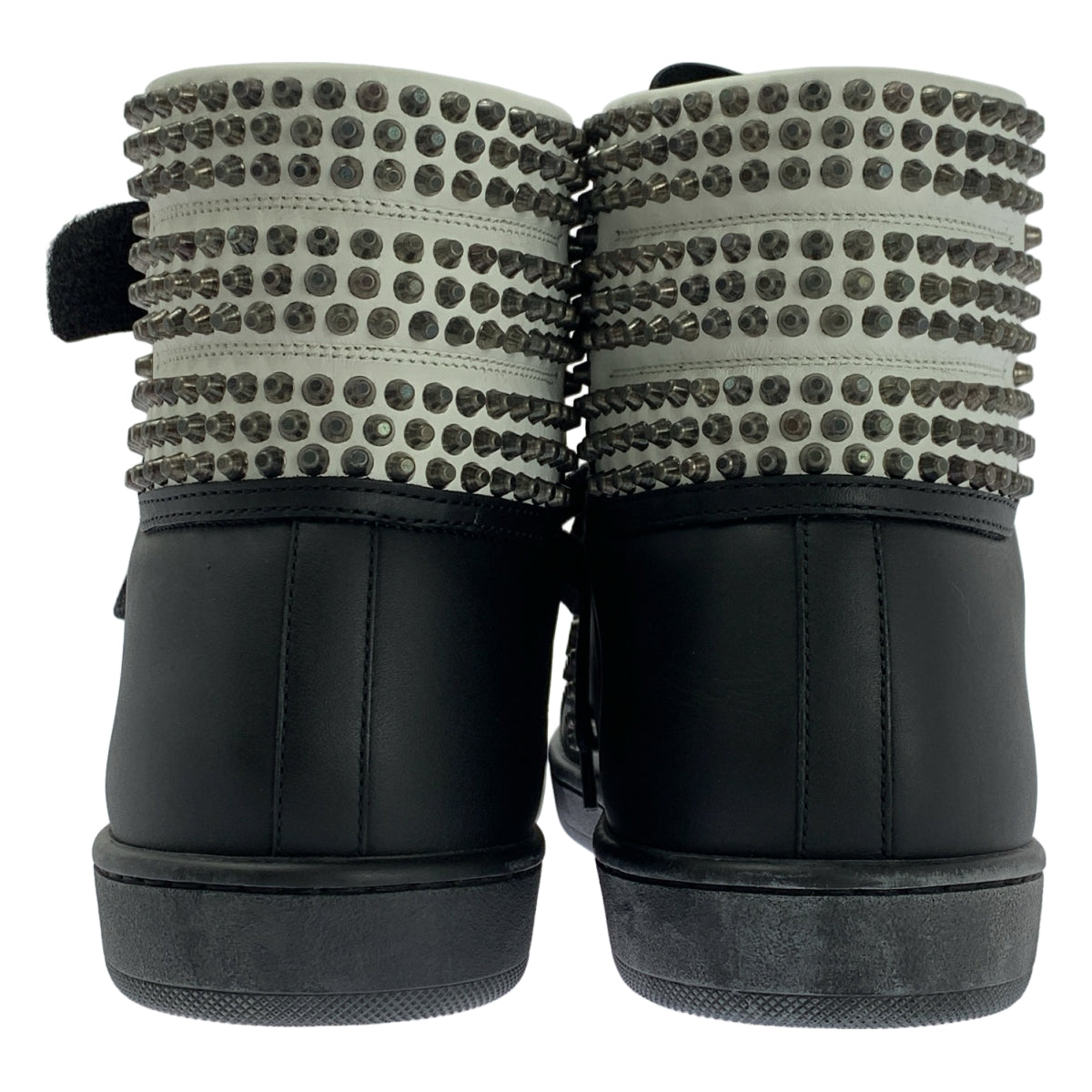 SAINT LAURENT PARIS | 鉚釘皮革高筒運動鞋 | 尺寸 41 | 男款