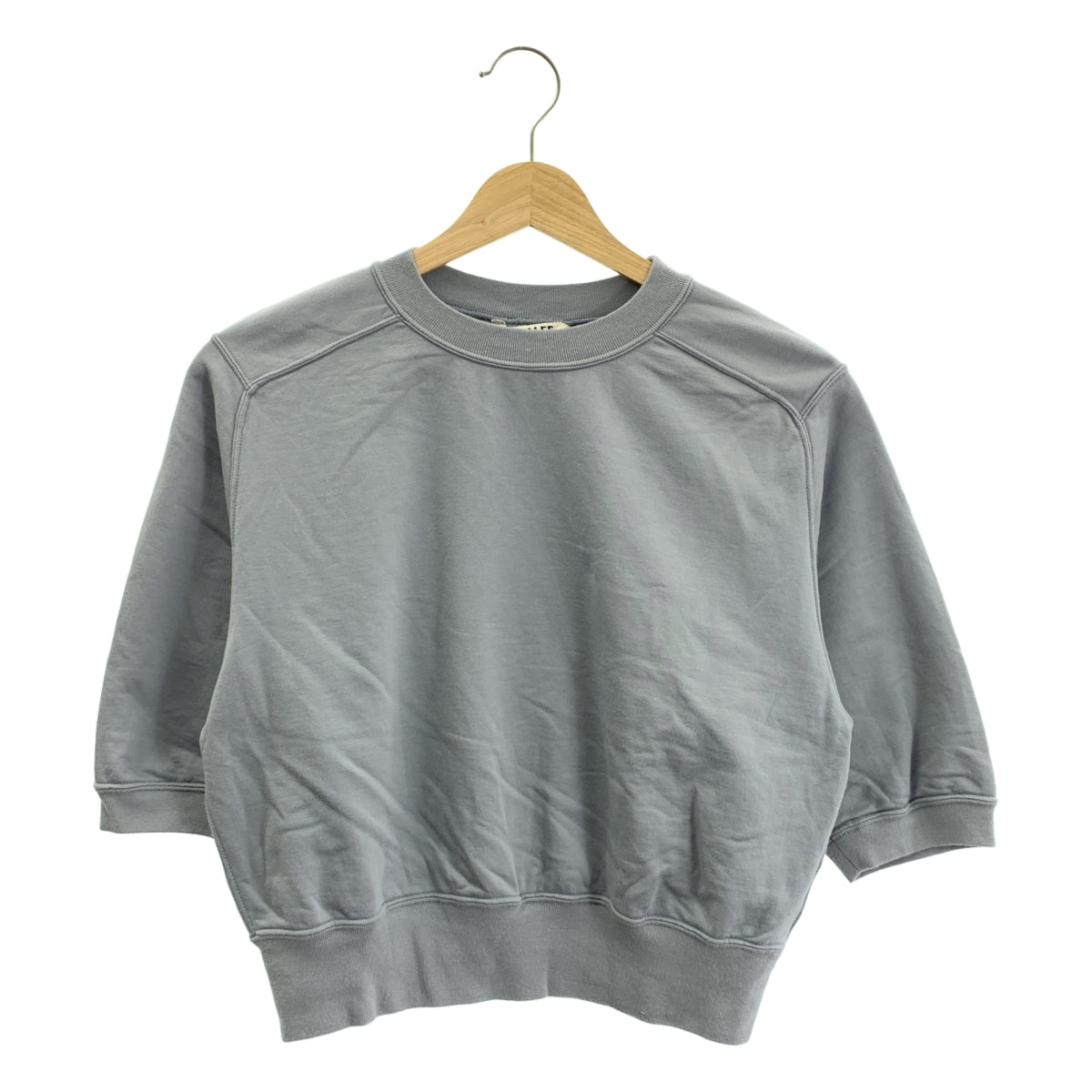 AURALEE / オーラリー | 2024SS | ELASTIC HIGH GAUGE SWEAT HALF SLEEVE P/O スウェットTシャツ | 1 | レディース