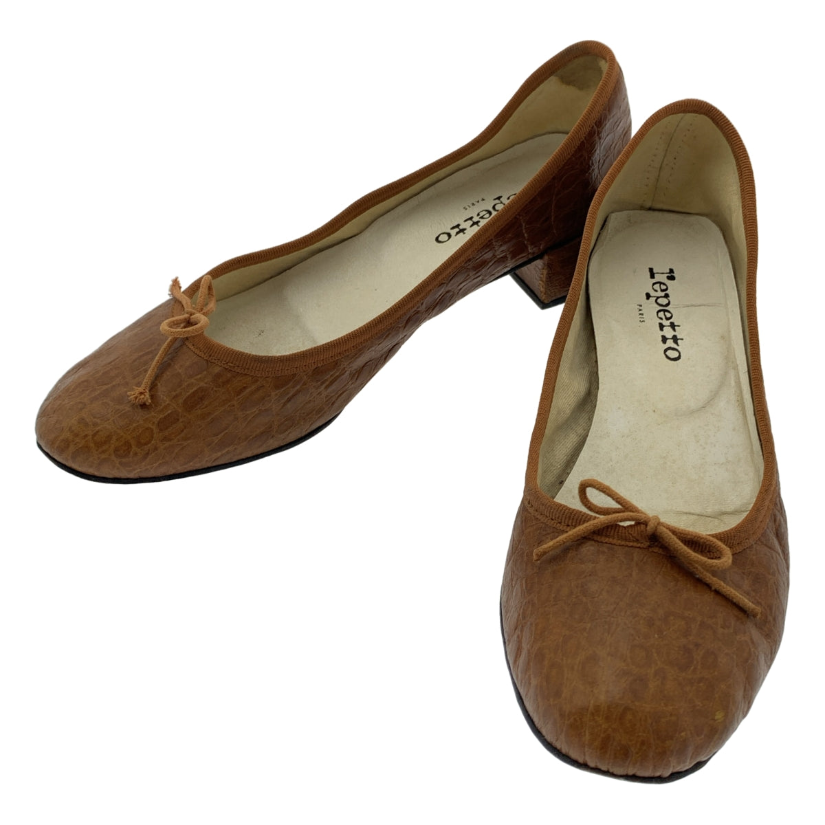 repetto / レペット | Camille カミーユ 型押し バレエシューズ | 39 | レディース