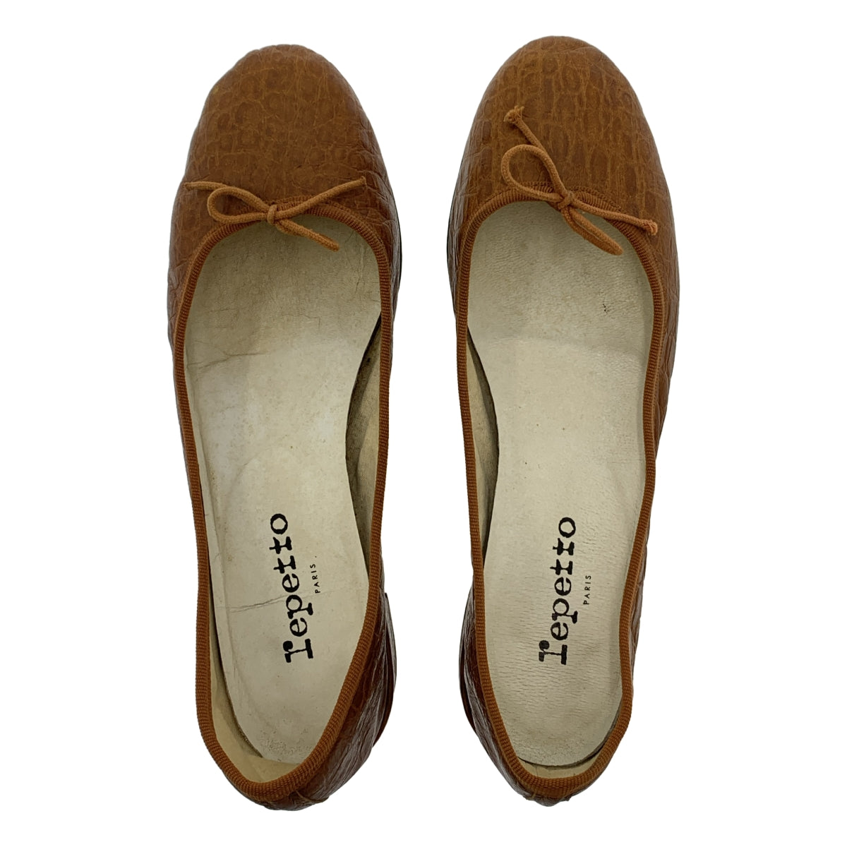 repetto / レペット | Camille カミーユ 型押し バレエシューズ | 39 | レディース