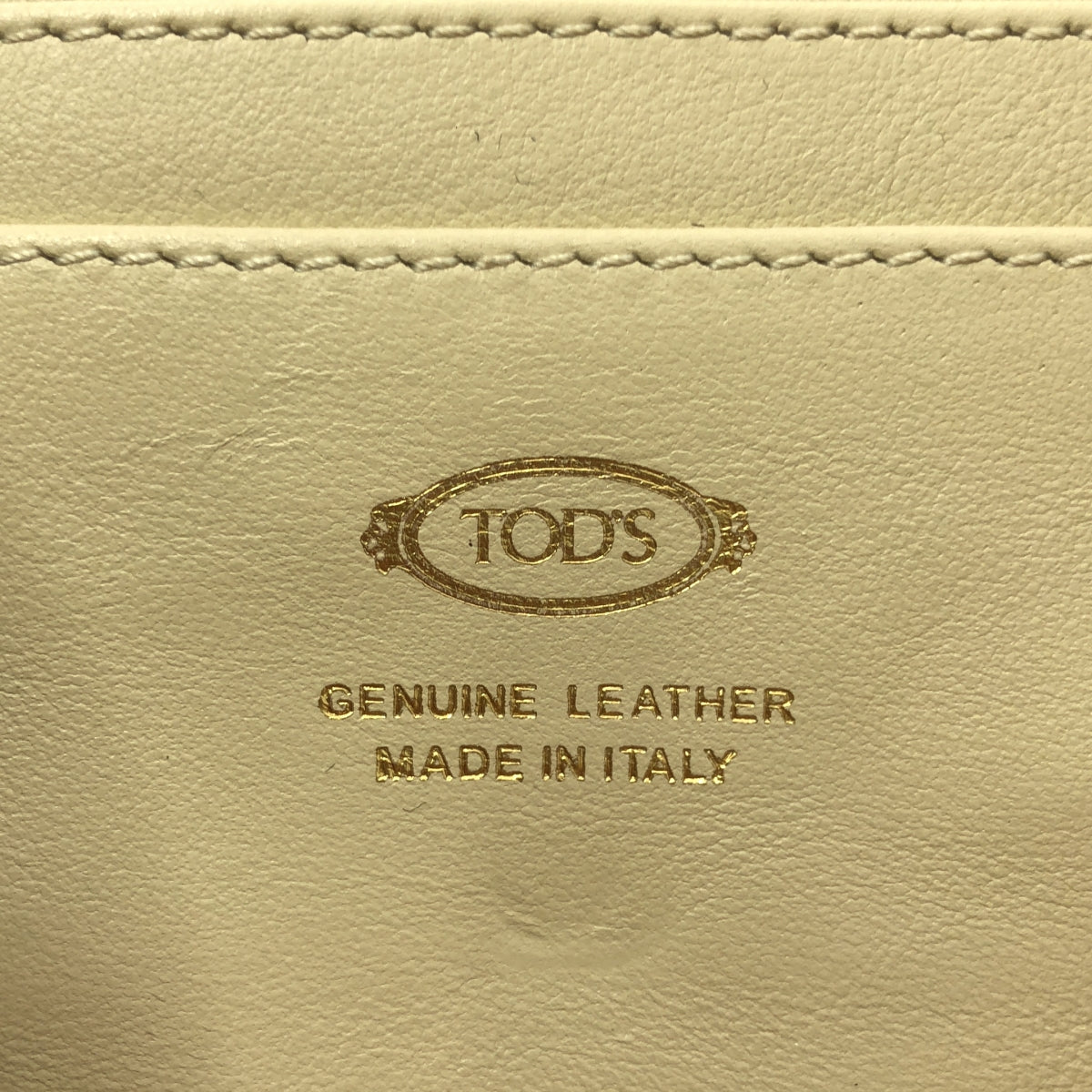 TOD'S | T 型皮革永恆翻蓋單肩包 | 米色 | 女款