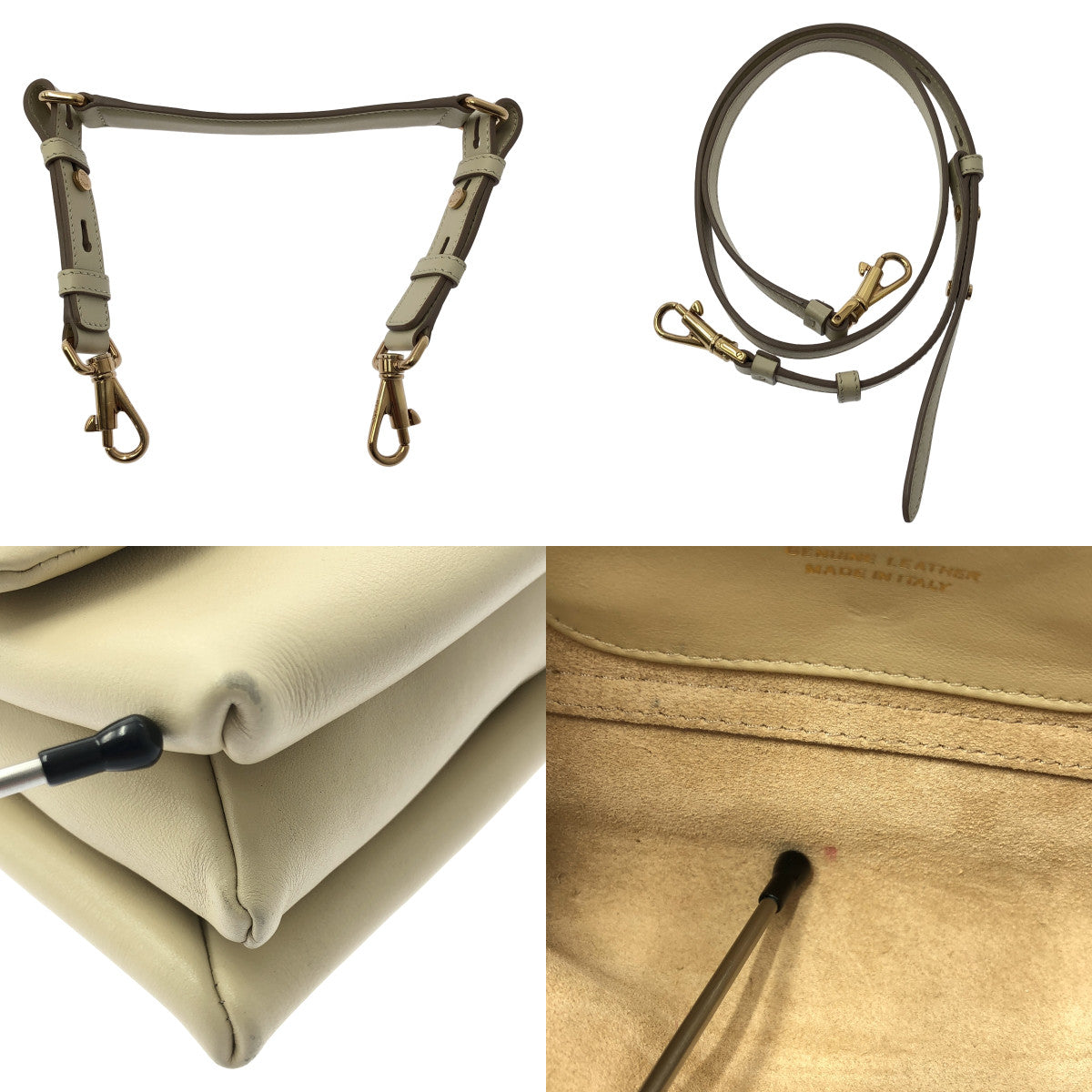 TOD'S | T 型皮革永恆翻蓋單肩包 | 米色 | 女款