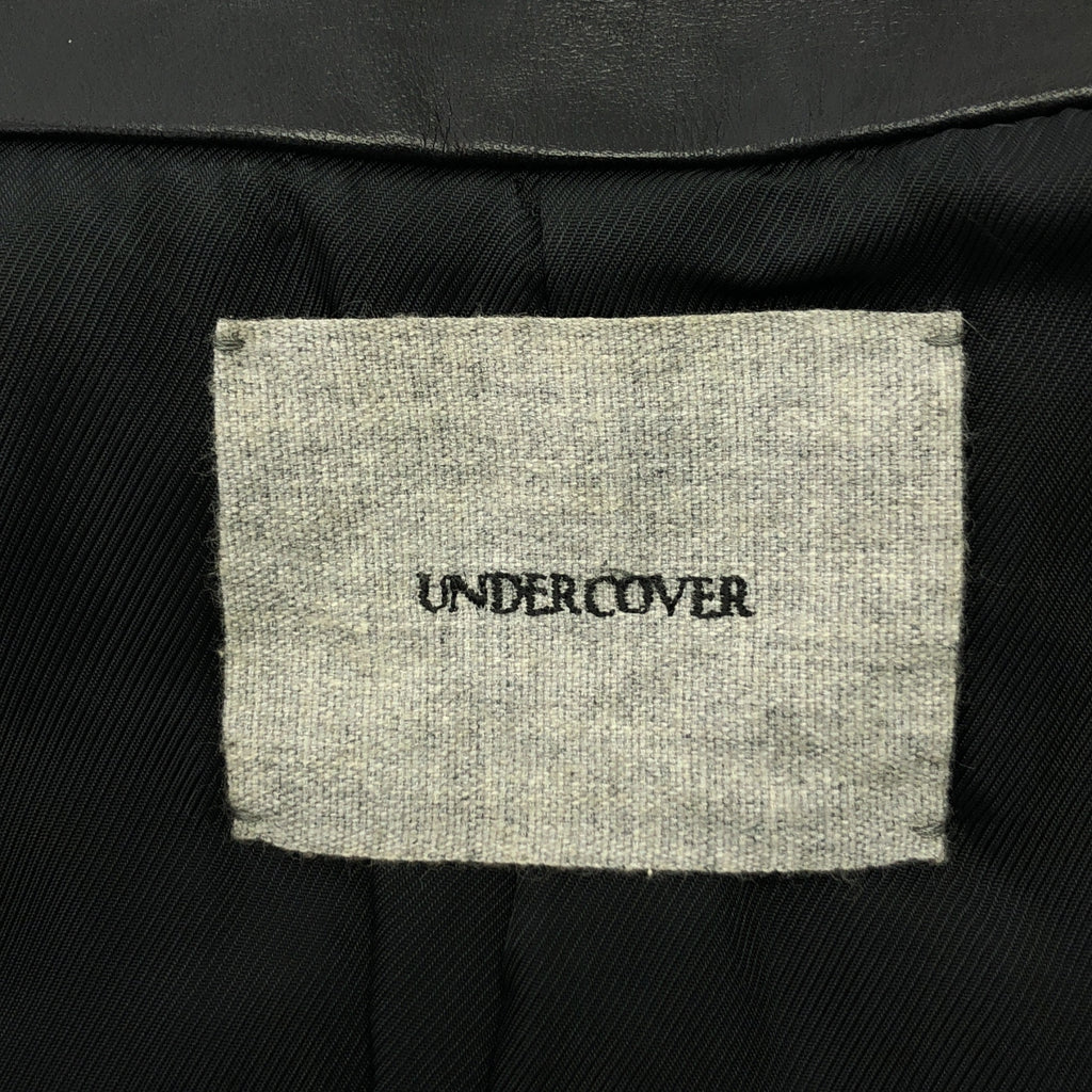 UNDER COVER | 皮革絎縫袖體育場夾克 | 3 碼 | 女款