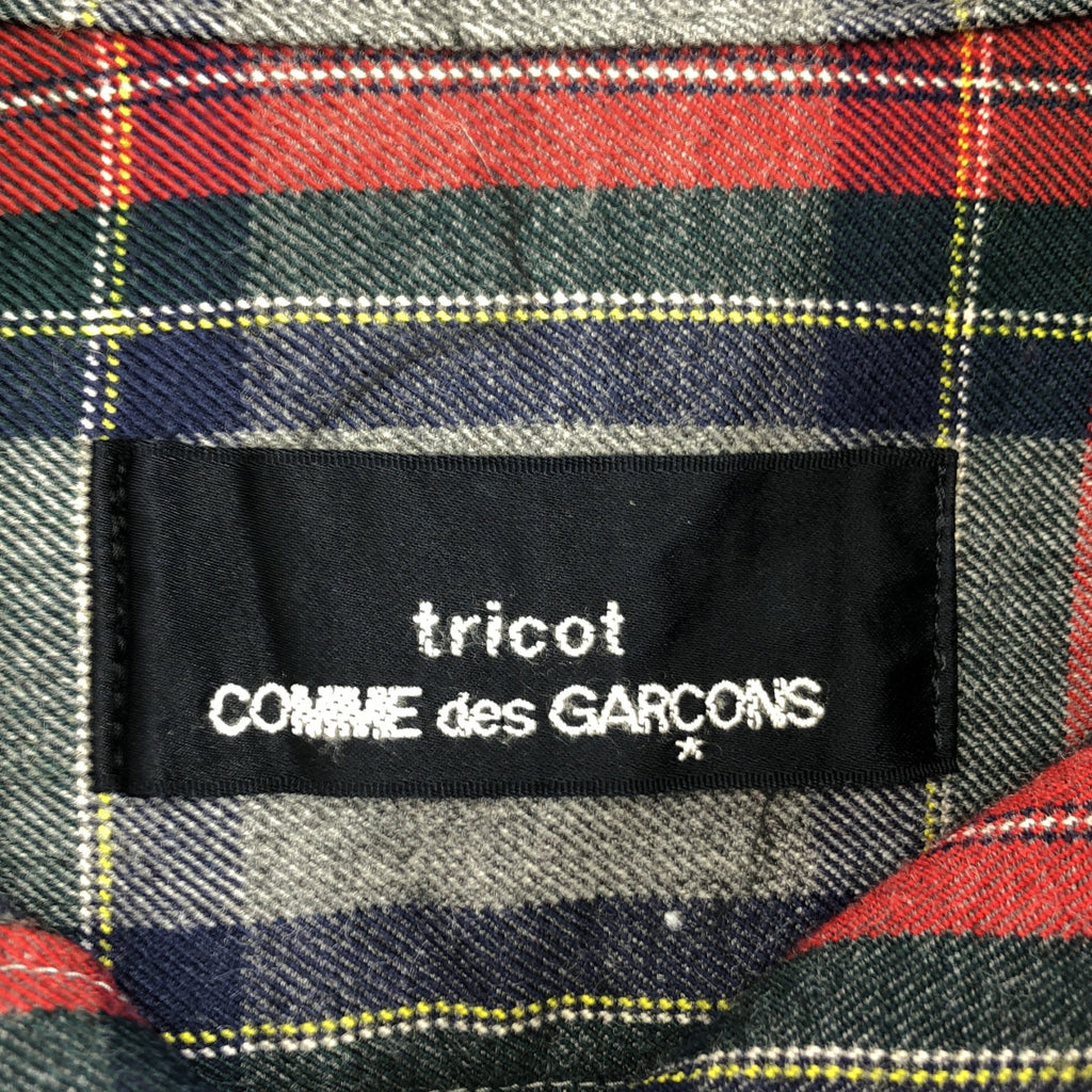 tricot COMME des GARCONS / 트리코콤 데 갤슨 | 1998AW | 울 체크 셔츠 |