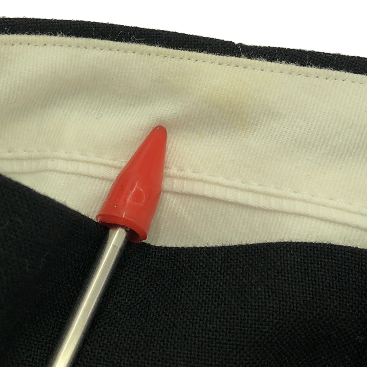 IRENE / アイレネ | ウールブレンドボタンタックパンツ | 36 | ブラック | レディース