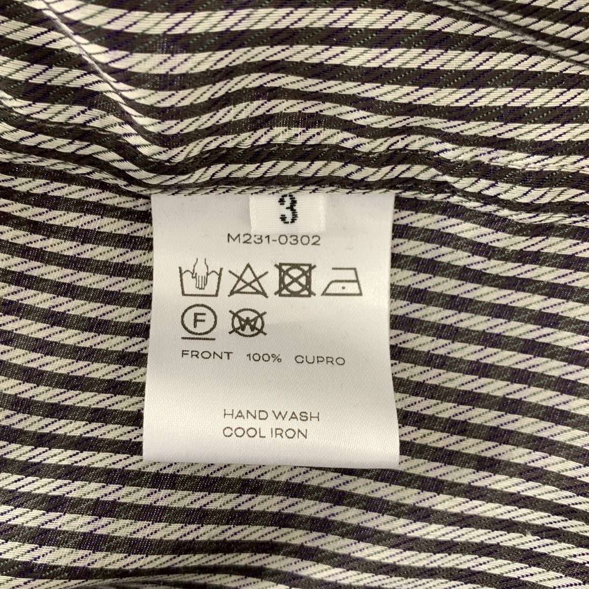 MATSUFUJI / マツフジ | キュプラ チェック ユーティリティ シャツ | 3 | メンズ