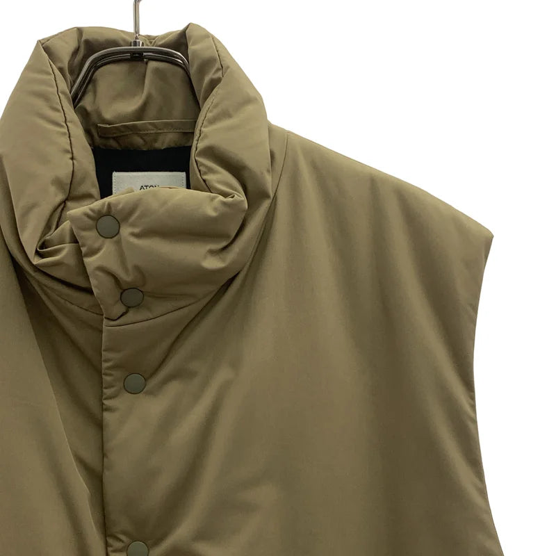 ATON / エイトン | VINTAGE NYLON TWILL PADDED VEST ナイロン ベスト | 02 | メンズ