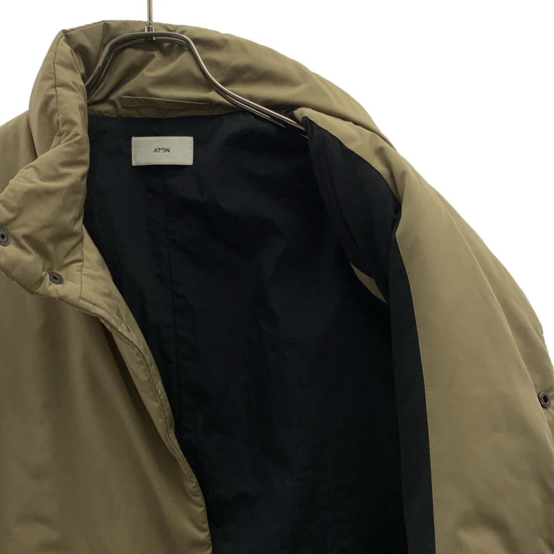 ATON / エイトン | VINTAGE NYLON TWILL PADDED VEST ナイロン ベスト | 02 | メンズ