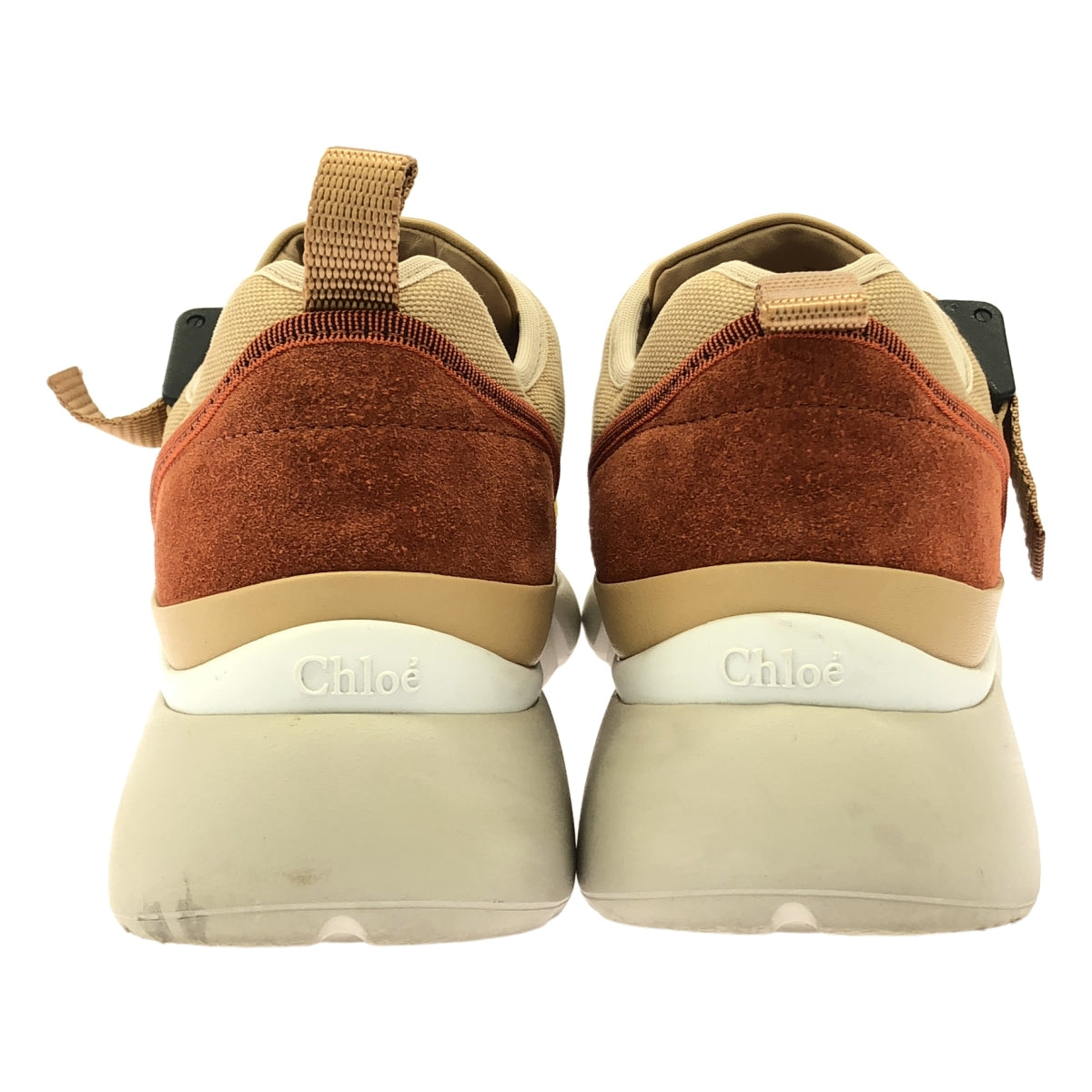 Chloe / クロエ | SONNIE SNEAKERS ダッドスニーカー | 38 | ベージュ/イエロー | レディース