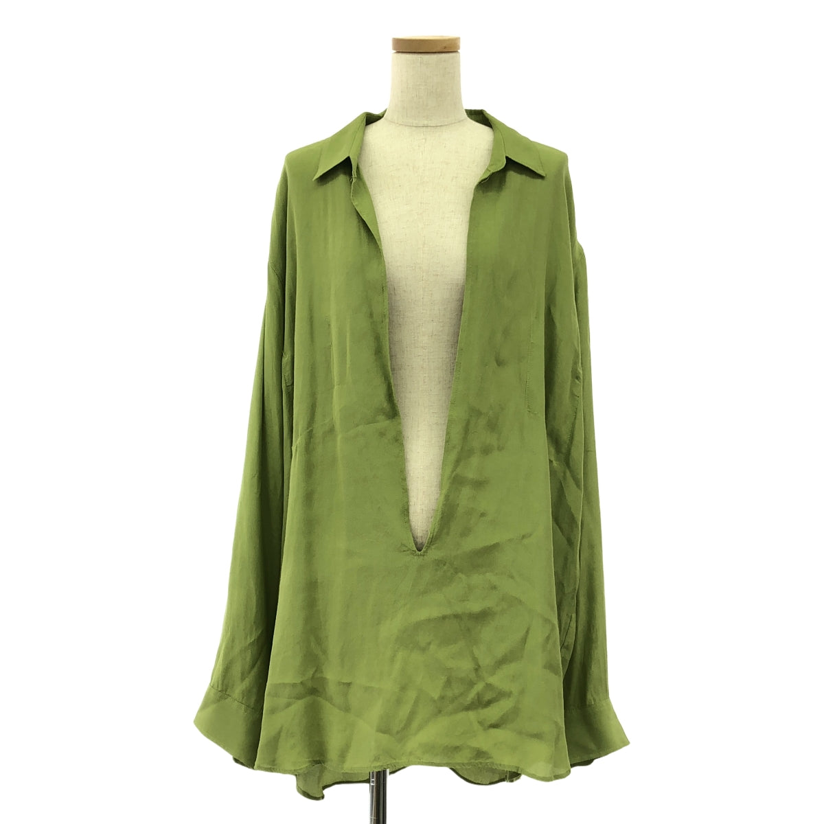 magliano  / マリアーノ | 2022SS | レーヨン スキッパーシャツ | M | グリーン | レディース