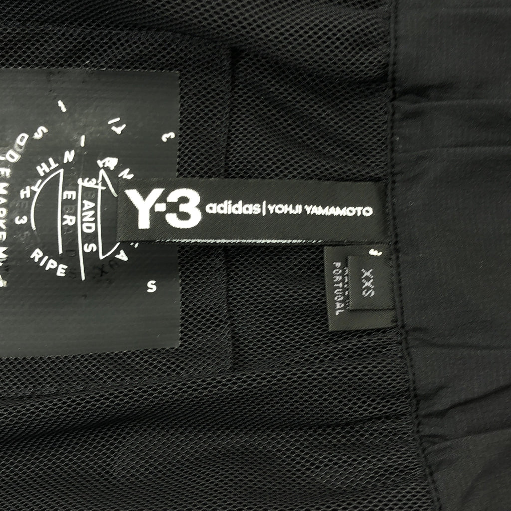 Y-3 / 와이스리 | 사이드 라인 개더 비대칭 롱 스커트 | XXS | 블랙 |