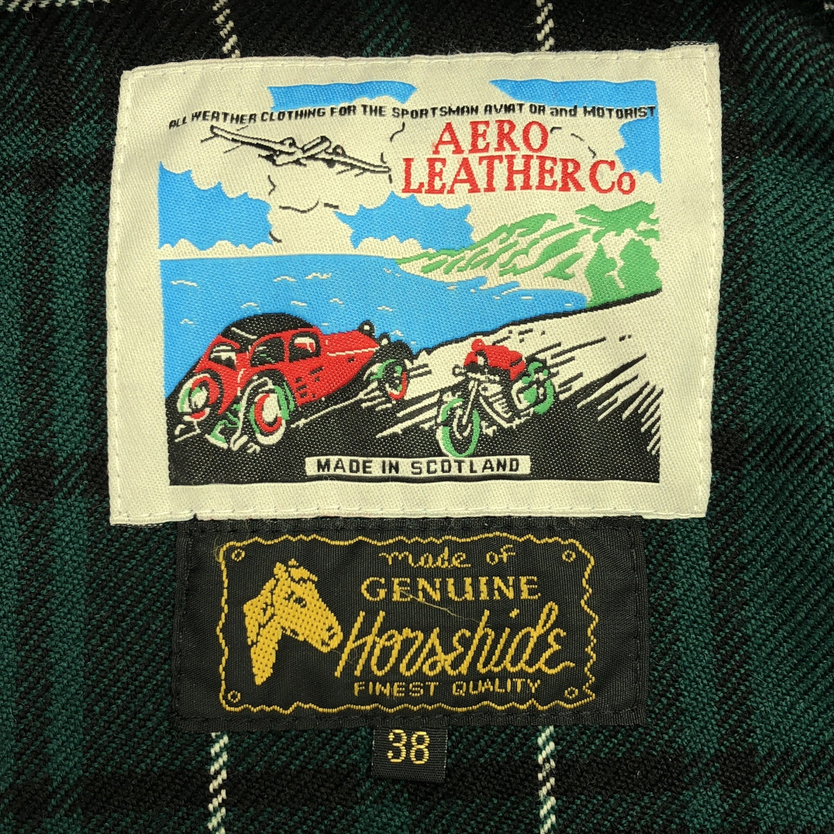 AEROLEATHER / エアロレザー | チームスター カーコート | 38 | ブラック | メンズ