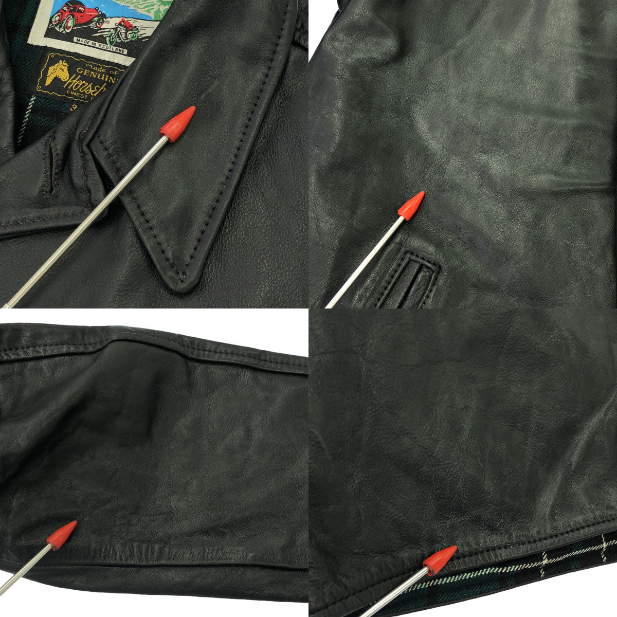 AEROLEATHER / エアロレザー | チームスター カーコート | 38 | ブラック | メンズ