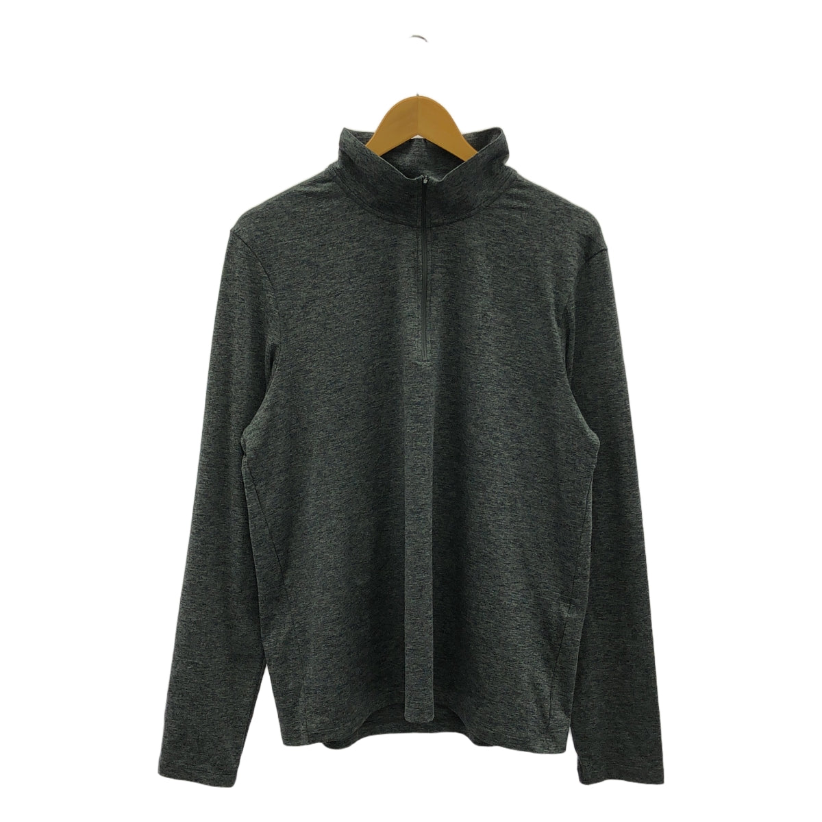 【美品】  alo / アロー | Conquer 1/4 Zip Reform Long Sleeve コンカーリフォーム ハーフジップ ロングスリーブカットソー | M | Athletic Heather Grey / グレー | メンズ