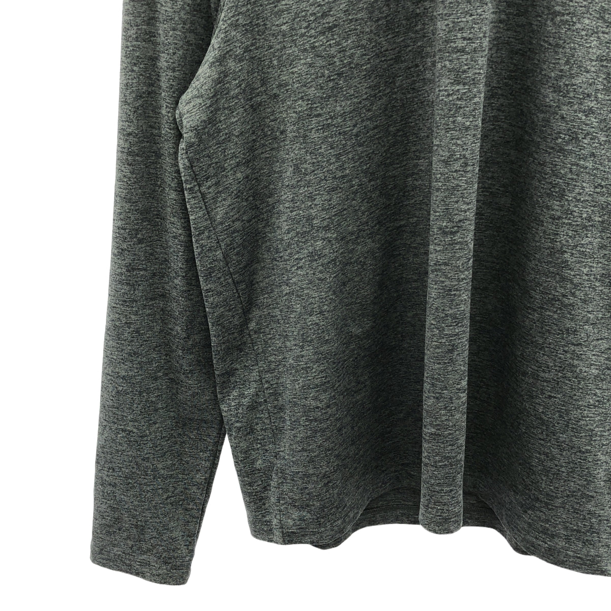 [狀況良好] alo / Arrow | Conquer 1/4 Zip Reform 長袖 Conquer Reform 半拉鍊長袖剪裁和縫製 | M | 運動混紡灰色 / 灰色 | 男款