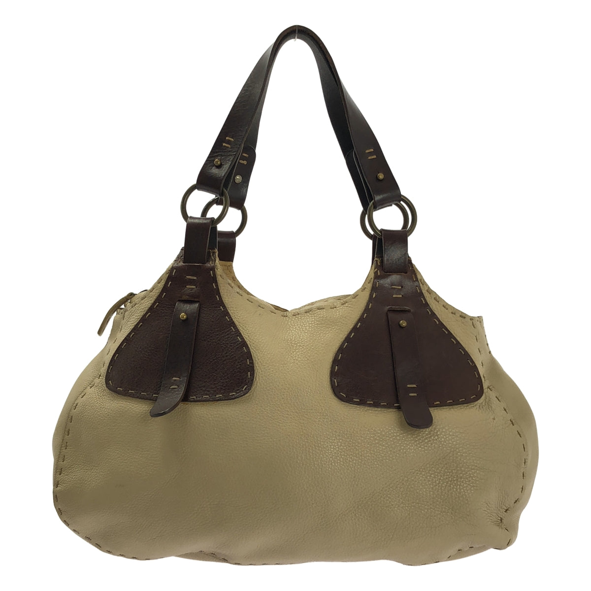 HENRY BEGUELIN | Omino刺繡皮包 | 米色/棕色 | 女款