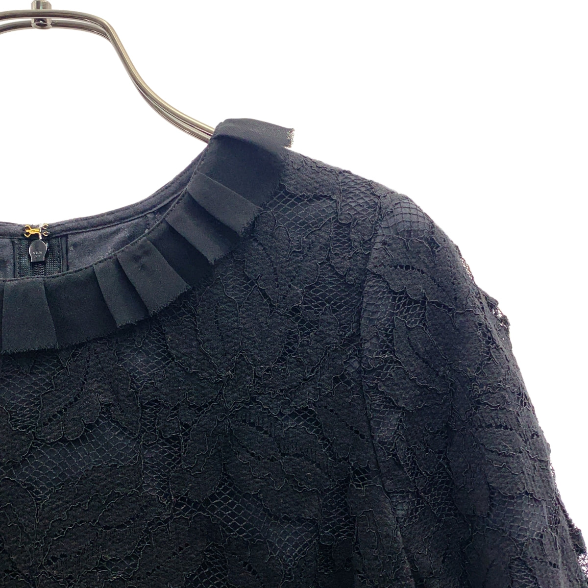 MUVEIL / ミュベール | レース フリル装飾 ワンピース | 36 | レディース