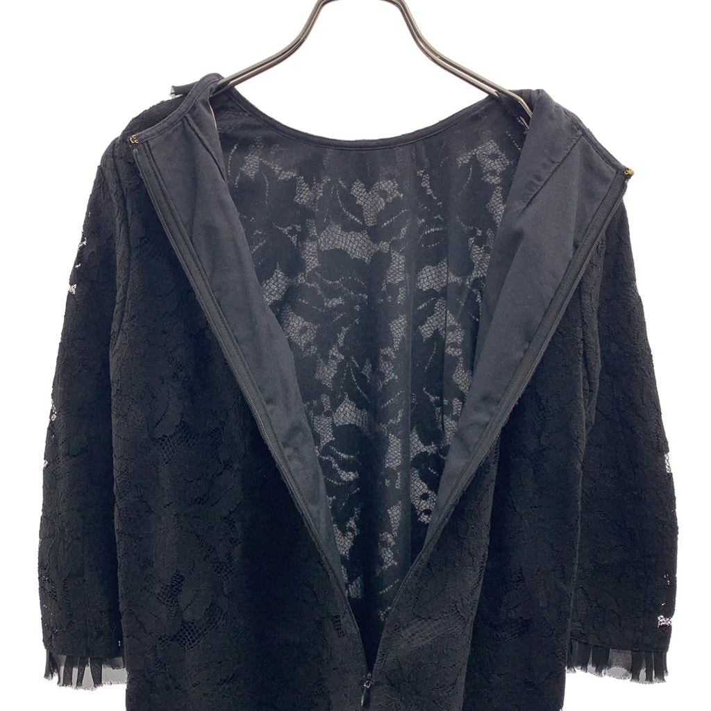 MUVEIL / ミュベール | レース フリル装飾 ワンピース | 36 | レディース