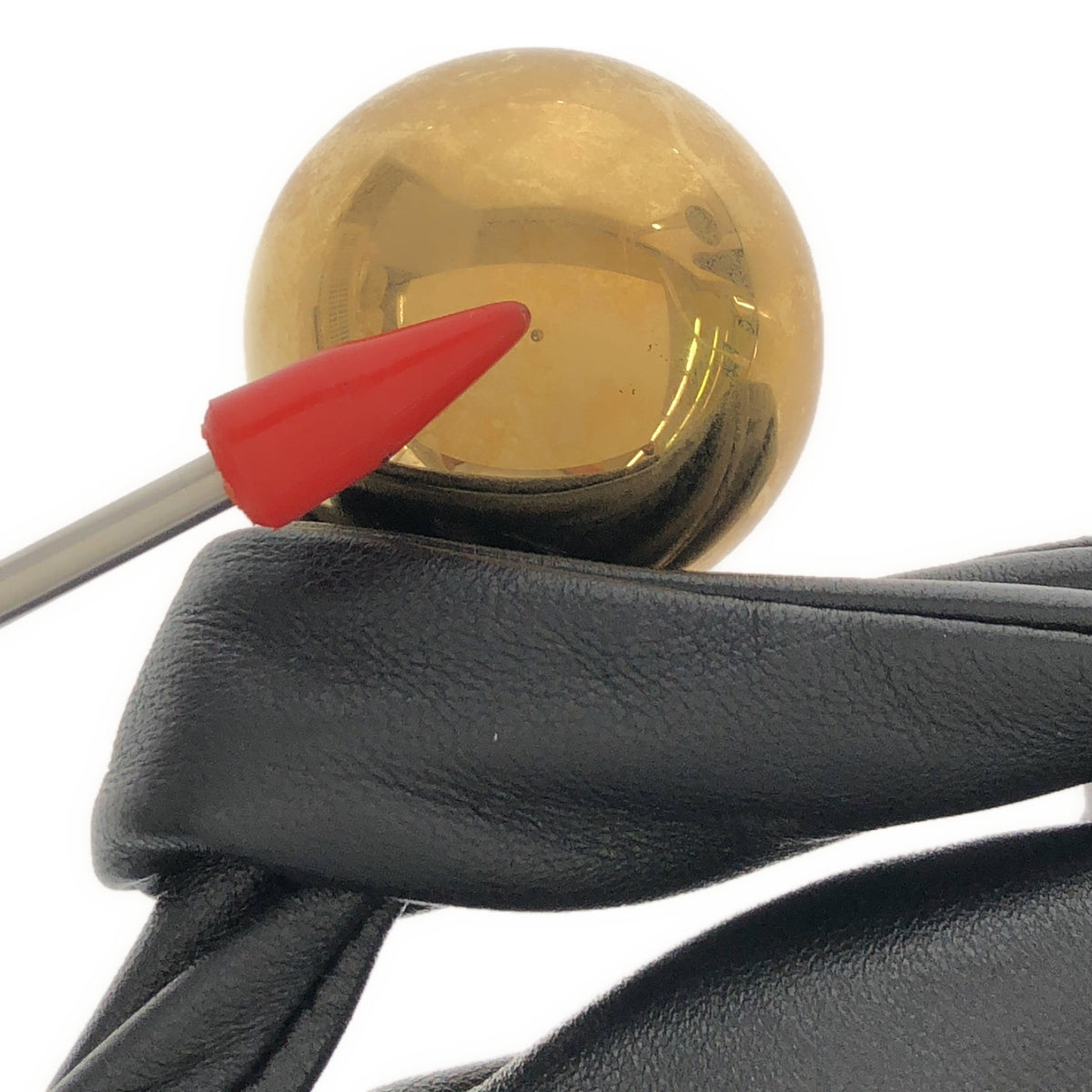 吉爾桑達 | SPHERE POUCH SM 手提包 |黑色/金色 |女性的