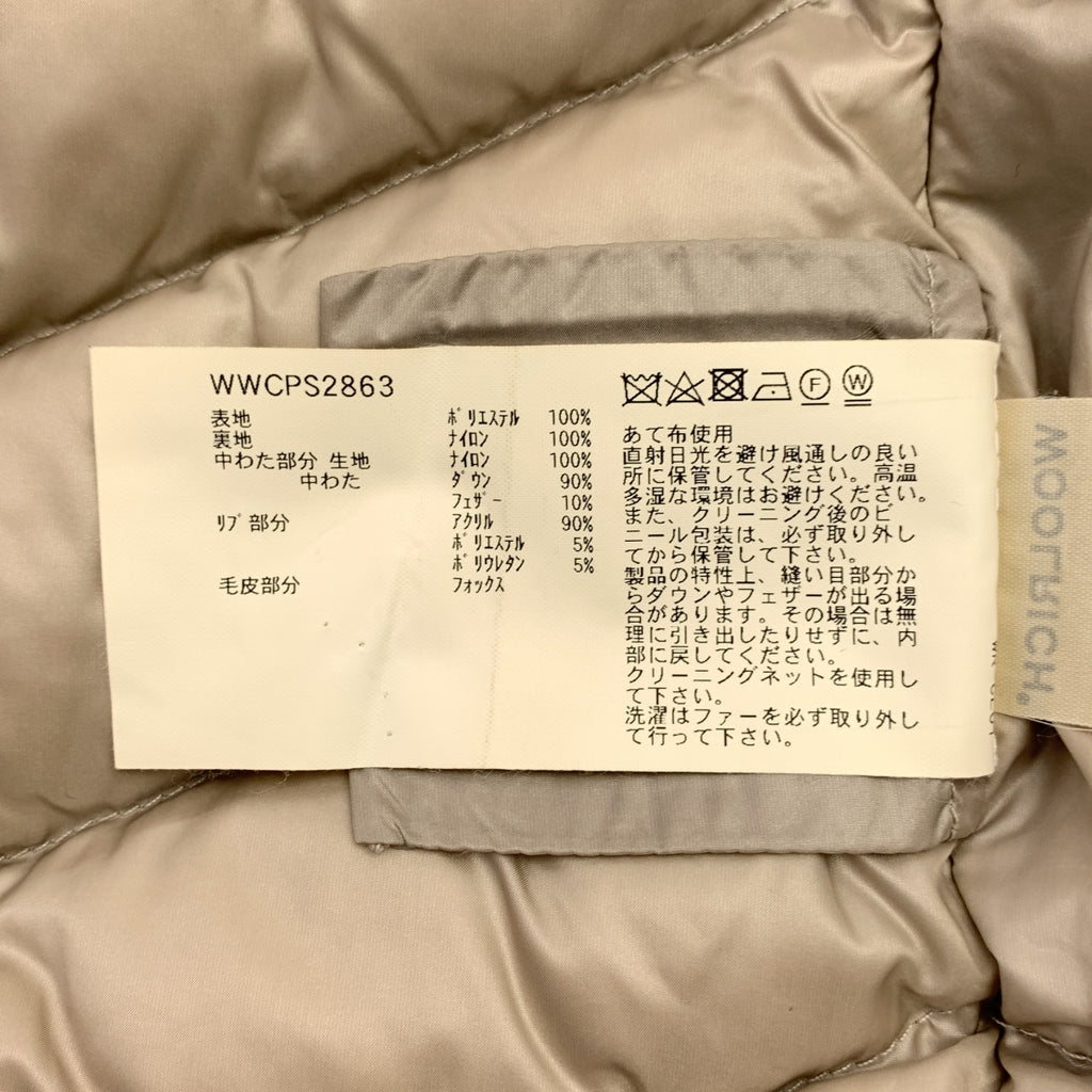 IENA / 예나 | × WOOLRICH / BOW BRIDGE 다운 코트 | XS | 여성