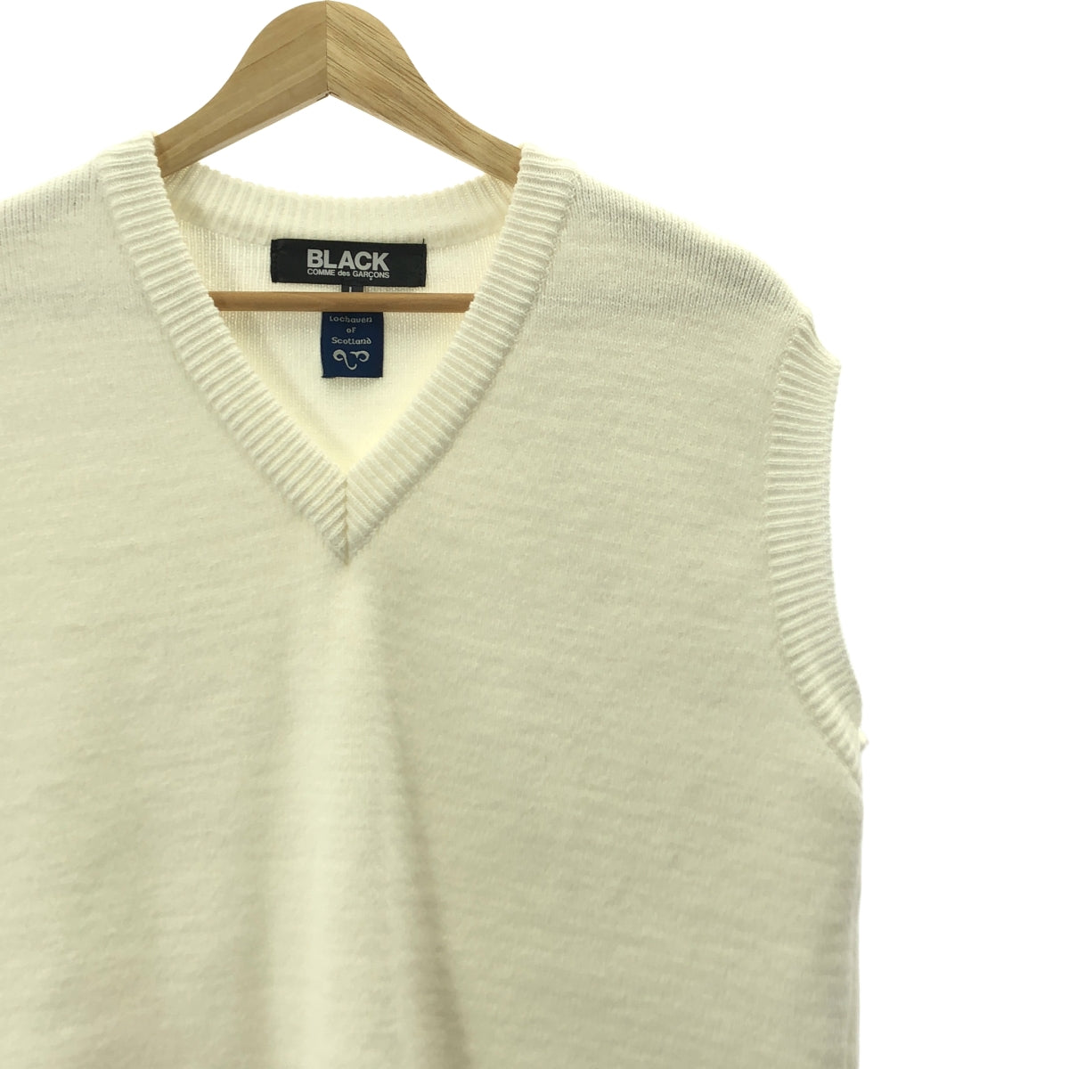 BLACK COMME des GARCONS / 블랙콤 데 갤슨 | 2021SS | LOCHAVEN of SCOTLAND 아크릴 니트 베스트 | L | 남성