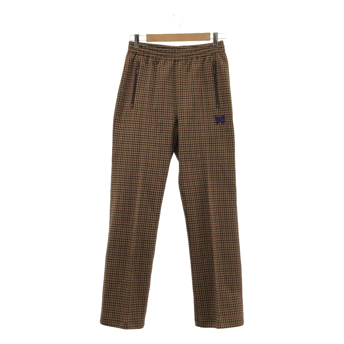 [Good Condition] Needles | Track Pant - Poly Jq. / All-over Jacquard Papillon Drawstring Track Pants | XS | Brown | Men's