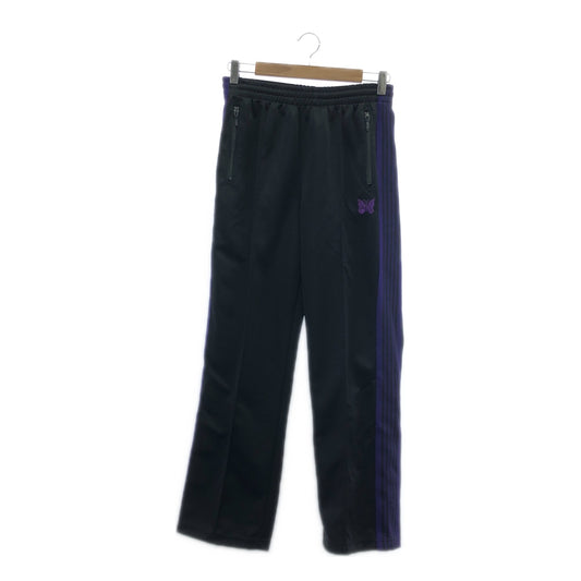 Needles | TRACK PANT POLY SMOOTH | XS | Black/Purple | Men's