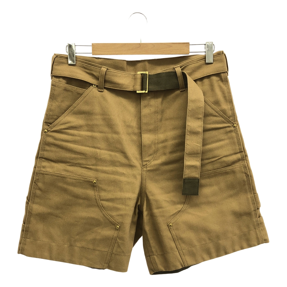 sacai / サカイ | 2024SS | ×CARHARTT WIP カーハート /Duck Shorts ダブルニー ダック ショートパンツ | 1 | ブラウン | メンズ