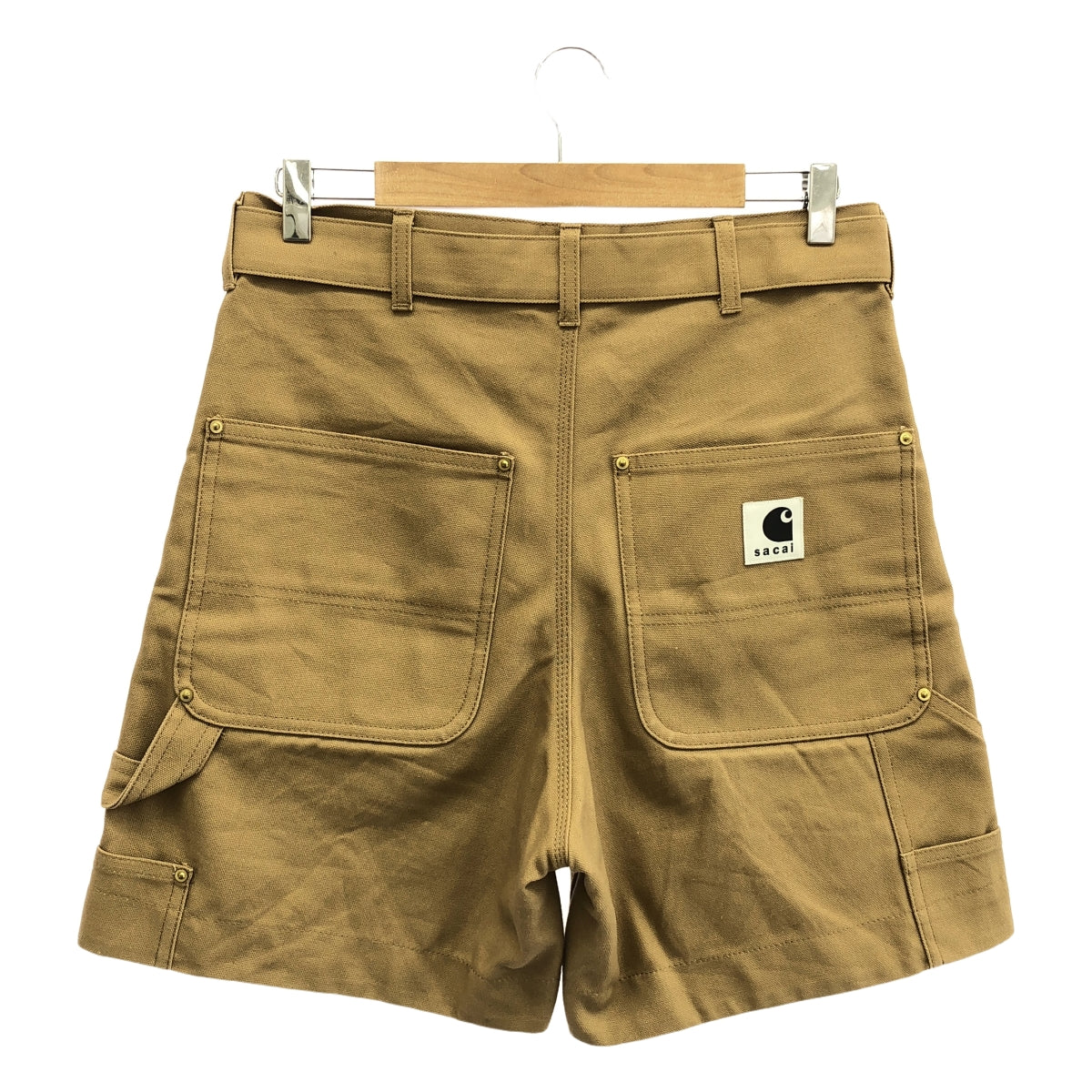 sacai / サカイ | 2024SS | ×CARHARTT WIP カーハート /Duck Shorts ダブルニー ダック ショートパンツ | 1 | ブラウン | メンズ