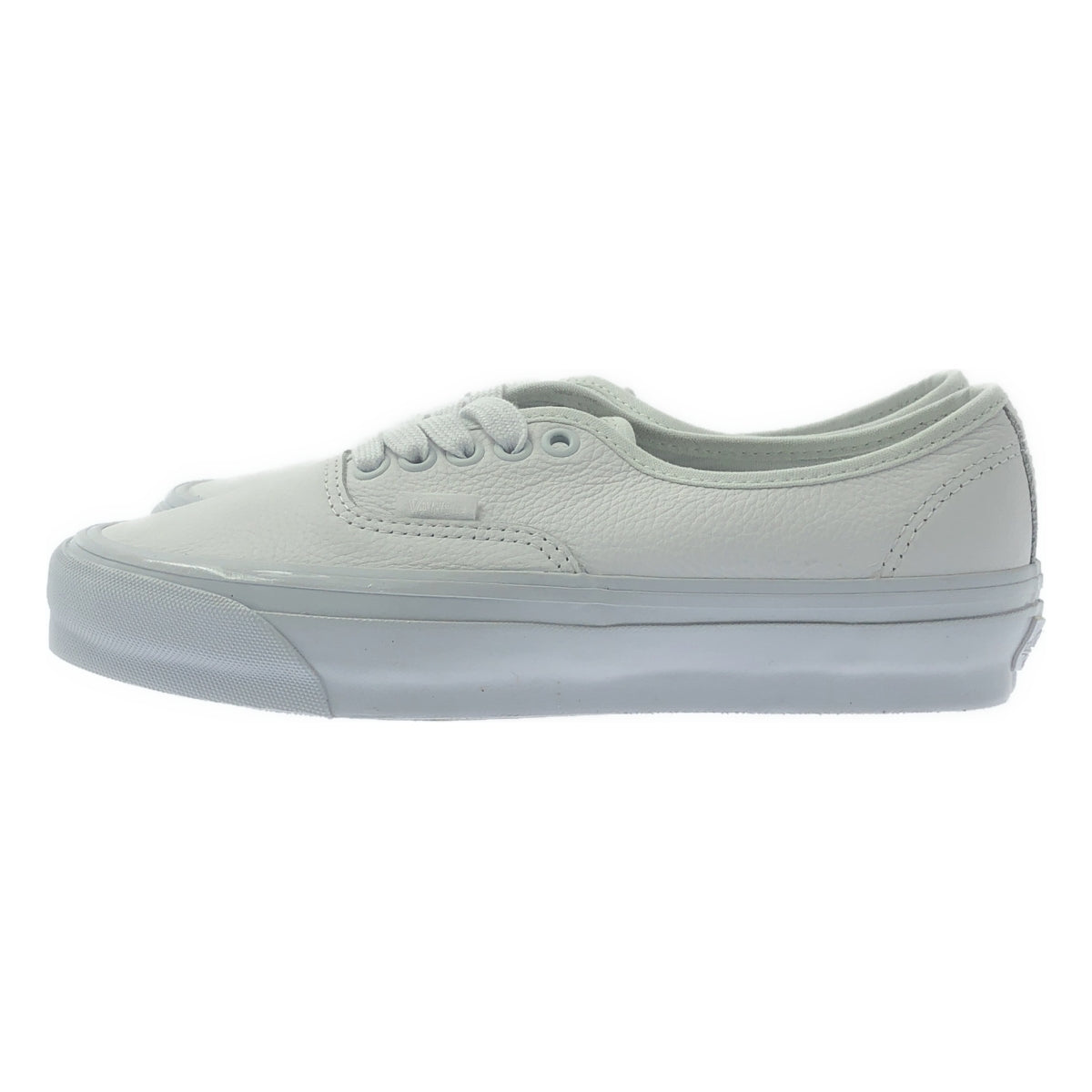 【新品】  VANS / バンズ | 2024SS | AUTHENTIC REISSUE 44 WHITE LEATHER PACK オーセンティック リイシュー レザー ローカットスニーカー | 24.5 | ホワイト | メンズ