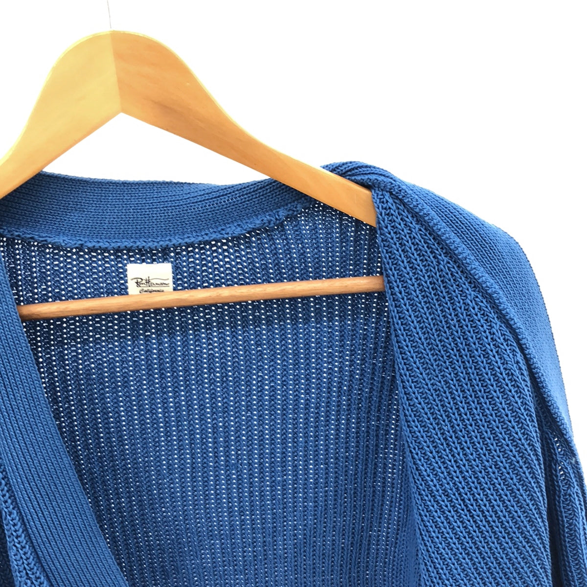 [Good Condition] Ron Herman | Mercerized Cotton Cardigan | XS | Blue | Women's