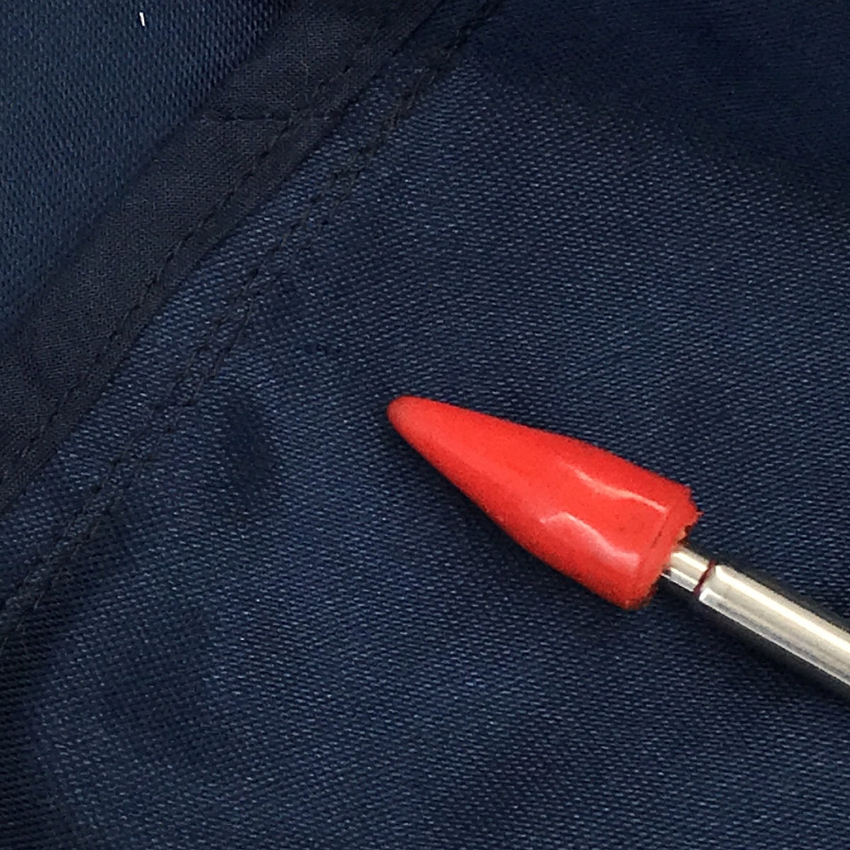 【美品】  Christian Dior / クリスチャンディオール | バックロゴ ハーフジップ フーデッドワンピース | 34 | ネイビー/レッド/シルバー | レディース