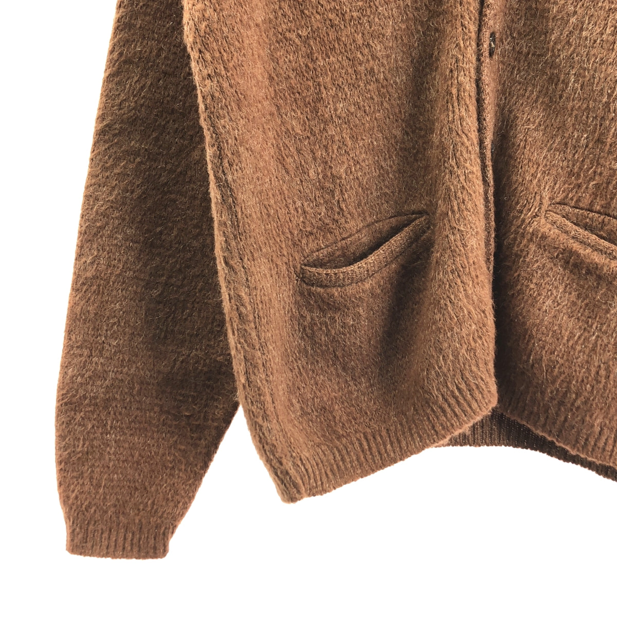 復古/復古服裝 | 高地/20世紀60年代復古馬海毛開襟衫 | L碼 | 男士